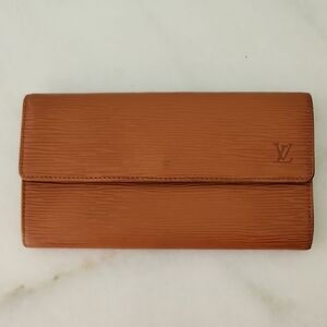 Louis Vuitton Brown Epi Leather Wallet